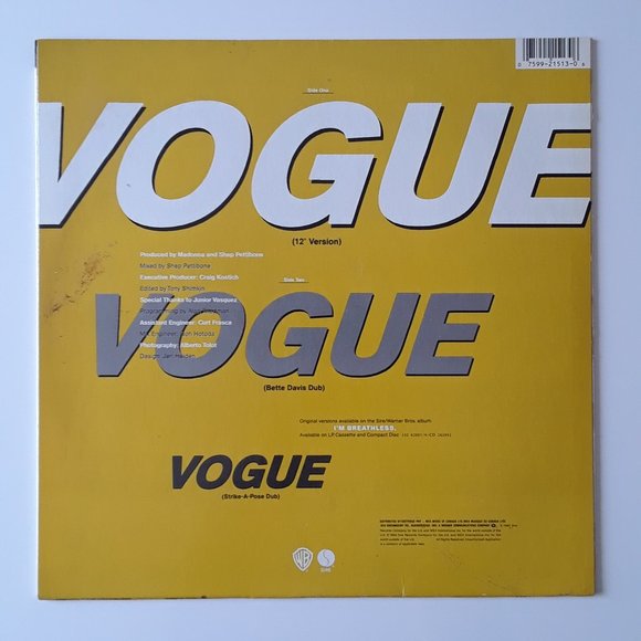 Madonna. Vogue. 1990 - Picture 2 of 4